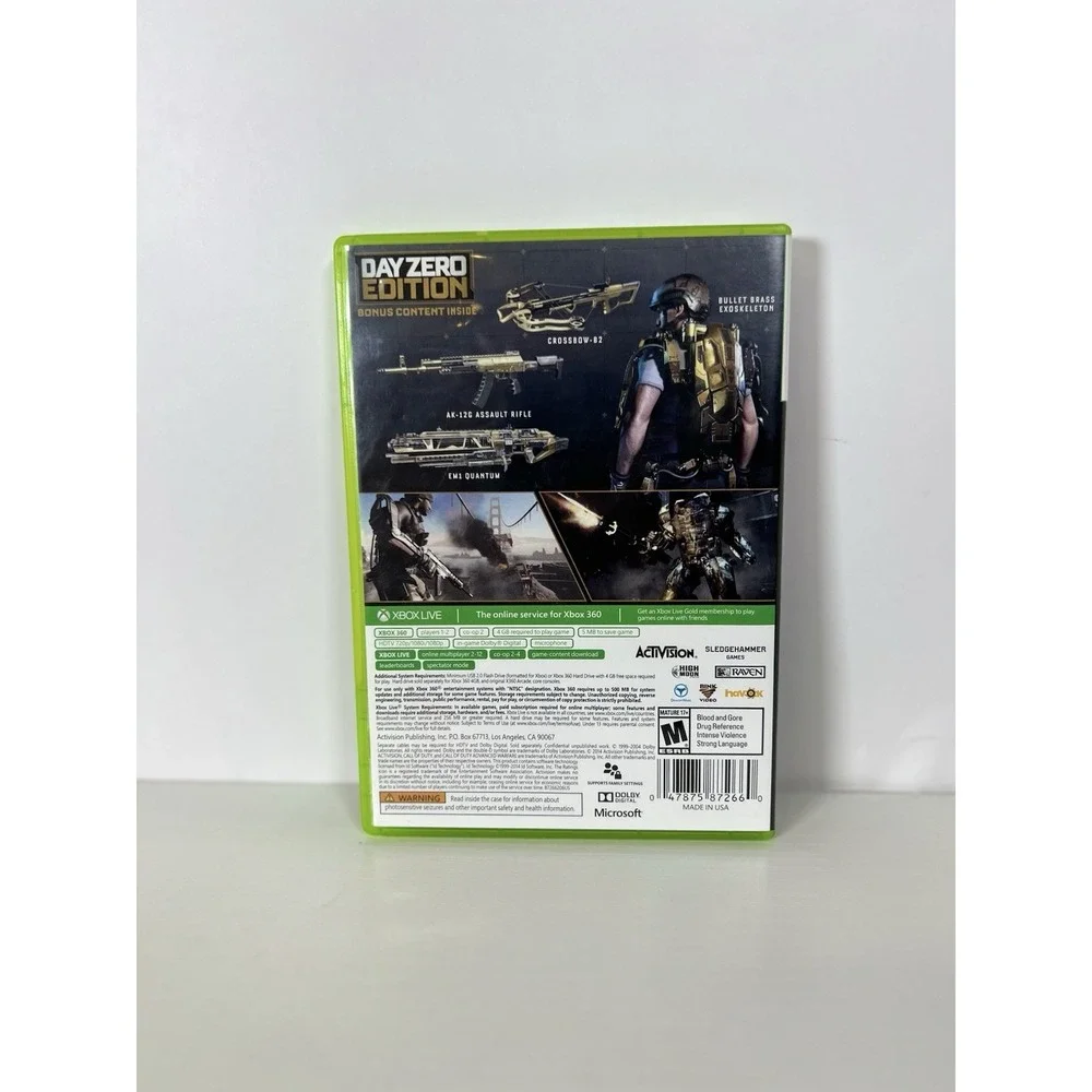 Call of Duty: Advanced Warfare Day Zero‎ Xbox 360 – CIB – Tested & Working